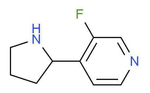 CAS No. 1270491-52-5, 3-Fluoro-4-(pyrrolidin-2-yl)pyridine