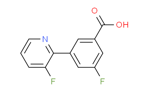 CAS No. 1365271-83-5, 3-Fluoro-5-(3-fluoropyridin-2-yl)benzoic acid