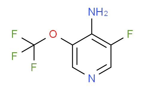 CAS No. 1361914-83-1, 3-Fluoro-5-(trifluoromethoxy)pyridin-4-amine
