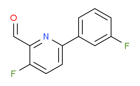 CAS No. 1227581-54-5, 3-Fluoro-6-(3-fluorophenyl)picolinaldehyde