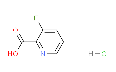 CAS No. 1260890-41-2, 3-Fluoropyridine-2-carboxylic Acid Hydrochloride