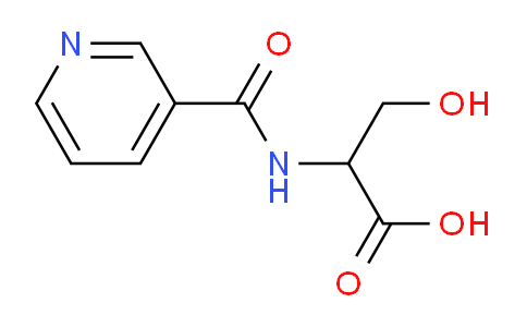 CAS No. 1396987-68-0, 3-Hydroxy-2-(nicotinamido)propanoic acid