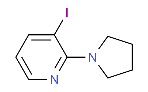 CAS No. 1235440-37-5, 3-Iodo-2-(pyrrolidin-1-yl)pyridine