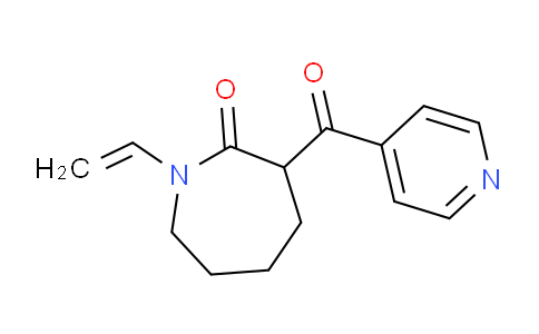 CAS No. 878209-04-2, 3-Isonicotinoyl-1-vinylazepan-2-one
