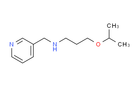 CAS No. 799260-47-2, 3-Isopropoxy-N-(pyridin-3-ylmethyl)propan-1-amine