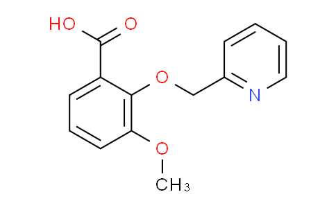 CAS No. 926207-23-0, 3-Methoxy-2-(pyridin-2-ylmethoxy)benzoic acid