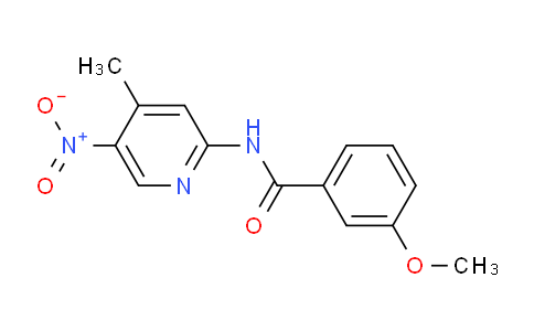 CAS No. 917749-83-8, 3-Methoxy-N-(4-methyl-5-nitropyridin-2-yl)benzamide