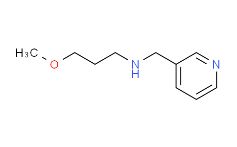 CAS No. 511237-63-1, 3-Methoxy-N-(pyridin-3-ylmethyl)propan-1-amine
