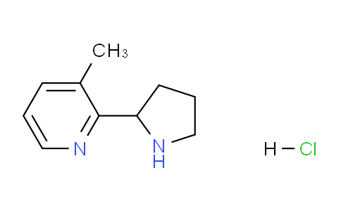 CAS No. 1956385-15-1, 3-Methyl-2-(pyrrolidin-2-yl)pyridine hydrochloride