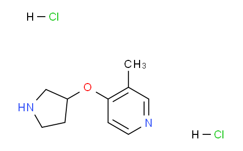 CAS No. 1707584-09-5, 3-Methyl-4-(pyrrolidin-3-yloxy)pyridine dihydrochloride