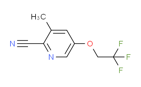 CAS No. 1257119-94-0, 3-Methyl-5-(2,2,2-trifluoroethoxy)picolinonitrile
