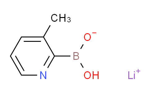 CAS No. 1256345-65-9, 3-Methylpyridine-2-boronic acid, monolithium salt