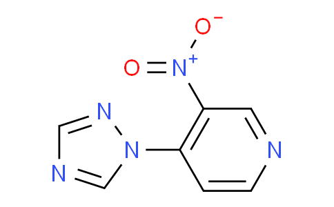 CAS No. 912773-00-3, 3-Nitro-4-(1H-1,2,4-triazol-1-yl)pyridine