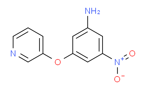 CAS No. 208122-66-1, 3-Nitro-5-(pyridin-3-yloxy)aniline