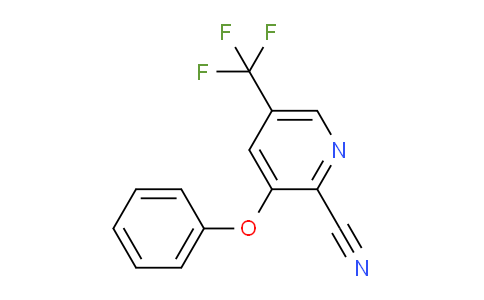 CAS No. 1065607-70-6, 3-Phenoxy-5-(trifluoromethyl)picolinonitrile