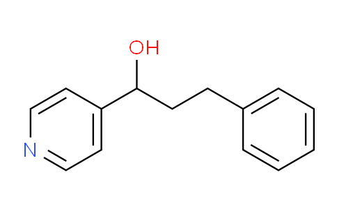 CAS No. 865075-16-7, 3-Phenyl-1-(pyridin-4-yl)propan-1-ol