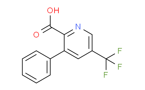 CAS No. 1214390-26-7, 3-Phenyl-5-(trifluoromethyl)picolinic acid
