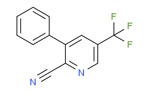 CAS No. 1214335-58-6, 3-Phenyl-5-(trifluoromethyl)picolinonitrile