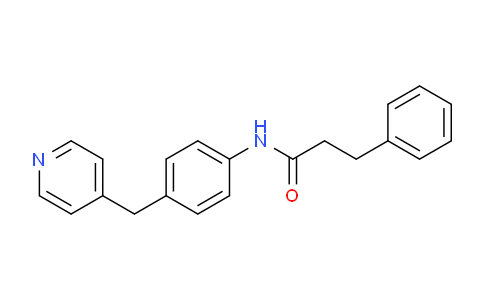 CAS No. 328281-55-6, 3-Phenyl-N-(4-(pyridin-4-ylmethyl)phenyl)propanamide
