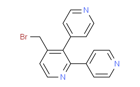 CAS No. 1227516-11-1, 4'-(Bromomethyl)-4,2':3',4''-terpyridine