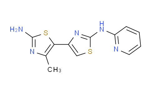 CAS No. 315705-09-0, 4'-Methyl-N2-(pyridin-2-yl)-[4,5'-bithiazole]-2,2'-diamine