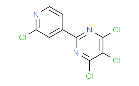 CAS No. 1823566-41-1, 4,5,6-Trichloro-2-(2-chloropyridin-4-yl)pyrimidine