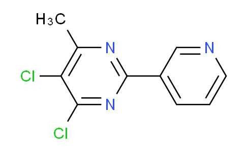 CAS No. 681260-51-5, 4,5-Dichloro-6-methyl-2-(3-pyridyl)pyrimidine