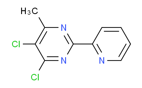 CAS No. 306935-55-7, 4,5-Dichloro-6-methyl-2-(pyridin-2-yl)pyrimidine