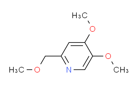 CAS No. 62885-50-1, 4,5-Dimethoxy-2-(methoxymethyl)pyridine
