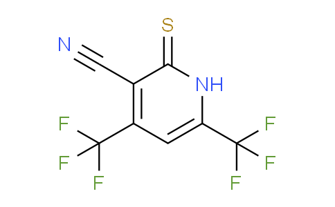 CAS No. 265665-03-0, 4,6-Bis(trifluoromethyl)-1,2-dihydro-2-thioxopyridine-3-carbonitrile