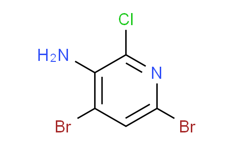 CAS No. 887570-91-4, 4,6-Dibromo-2-chloropyridin-3-amine