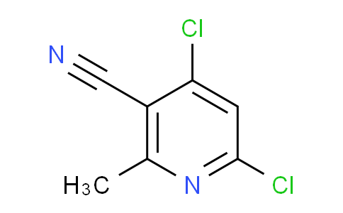 CAS No. 1185190-81-1, 4,6-Dichloro-2-methylnicotinonitrile