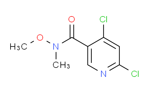 CAS No. 1211522-24-5, 4,6-Dichloro-N-methoxy-N-methylnicotinamide
