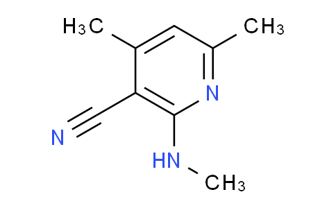 CAS No. 783325-61-1, 4,6-Dimethyl-2-(methylamino)nicotinonitrile