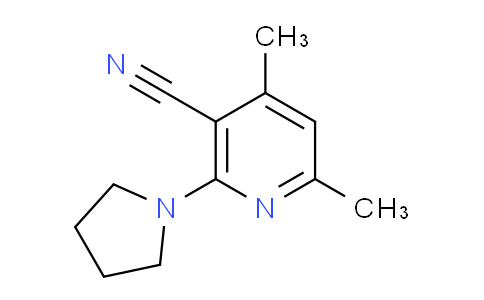 CAS No. 693254-24-9, 4,6-Dimethyl-2-(pyrrolidin-1-yl)nicotinonitrile