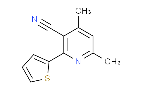 CAS No. 1427460-28-3, 4,6-Dimethyl-2-(thiophen-2-yl)nicotinonitrile