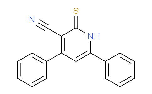 CAS No. 58327-74-5, 4,6-Diphenyl-2-thioxo-1,2-dihydropyridine-3-carbonitrile