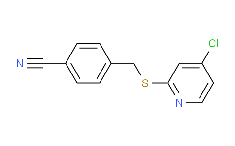 CAS No. 1346707-57-0, 4-(((4-Chloropyridin-2-yl)thio)methyl)benzonitrile