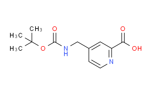 CAS No. 260970-57-8, 4-(((tert-Butoxycarbonyl)amino)methyl)picolinic acid