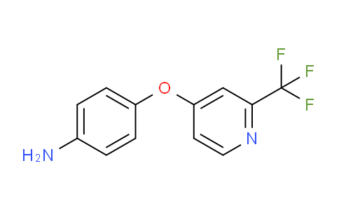CAS No. 630125-71-2, 4-((2-(Trifluoromethyl)pyridin-4-yl)oxy)aniline