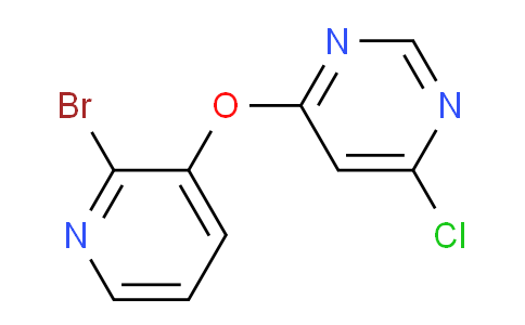 CAS No. 1065484-68-5, 4-((2-Bromopyridin-3-yl)oxy)-6-chloropyrimidine