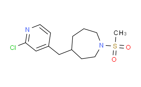 CAS No. 1316218-00-4, 4-((2-Chloropyridin-4-yl)methyl)-1-(methylsulfonyl)azepane
