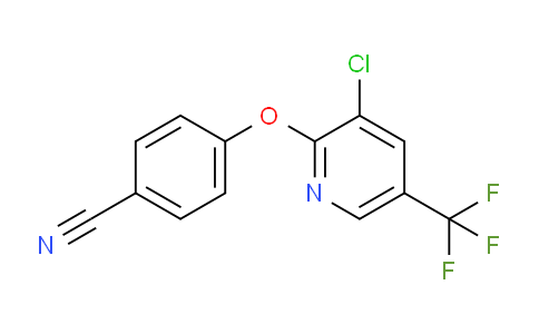 CAS No. 95711-33-4, 4-((3-Chloro-5-(trifluoromethyl)pyridin-2-yl)oxy)benzonitrile