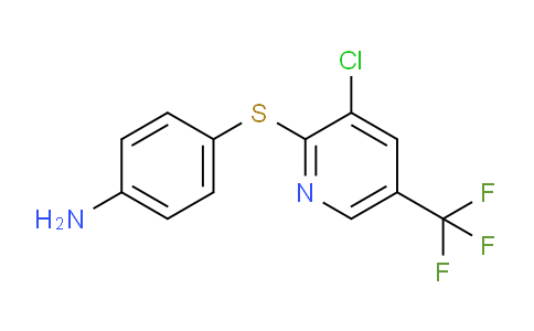 CAS No. 581792-83-8, 4-((3-Chloro-5-(trifluoromethyl)pyridin-2-yl)thio)aniline