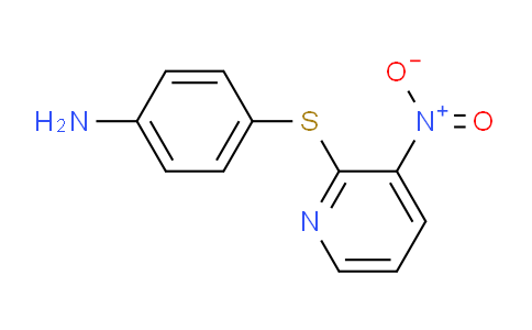 CAS No. 353281-02-4, 4-((3-Nitropyridin-2-yl)thio)aniline