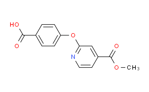 CAS No. 1415719-65-1, 4-((4-(Methoxycarbonyl)pyridin-2-yl)oxy)benzoic acid