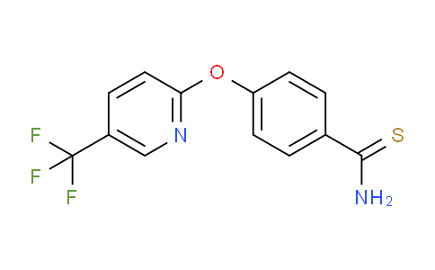 CAS No. 175277-02-8, 4-((5-(Trifluoromethyl)pyridin-2-yl)oxy)benzothioamide