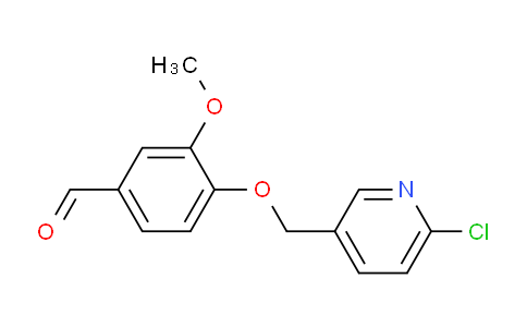 CAS No. 860644-64-0, 4-((6-Chloropyridin-3-yl)methoxy)-3-methoxybenzaldehyde