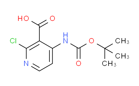 CAS No. 1383788-47-3, 4-((tert-Butoxycarbonyl)amino)-2-chloronicotinic acid