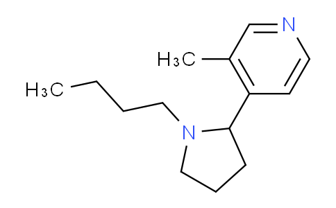 CAS No. 1352493-85-6, 4-(1-Butylpyrrolidin-2-yl)-3-methylpyridine